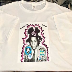 Undefeated Energy tee featuring Basquiat!